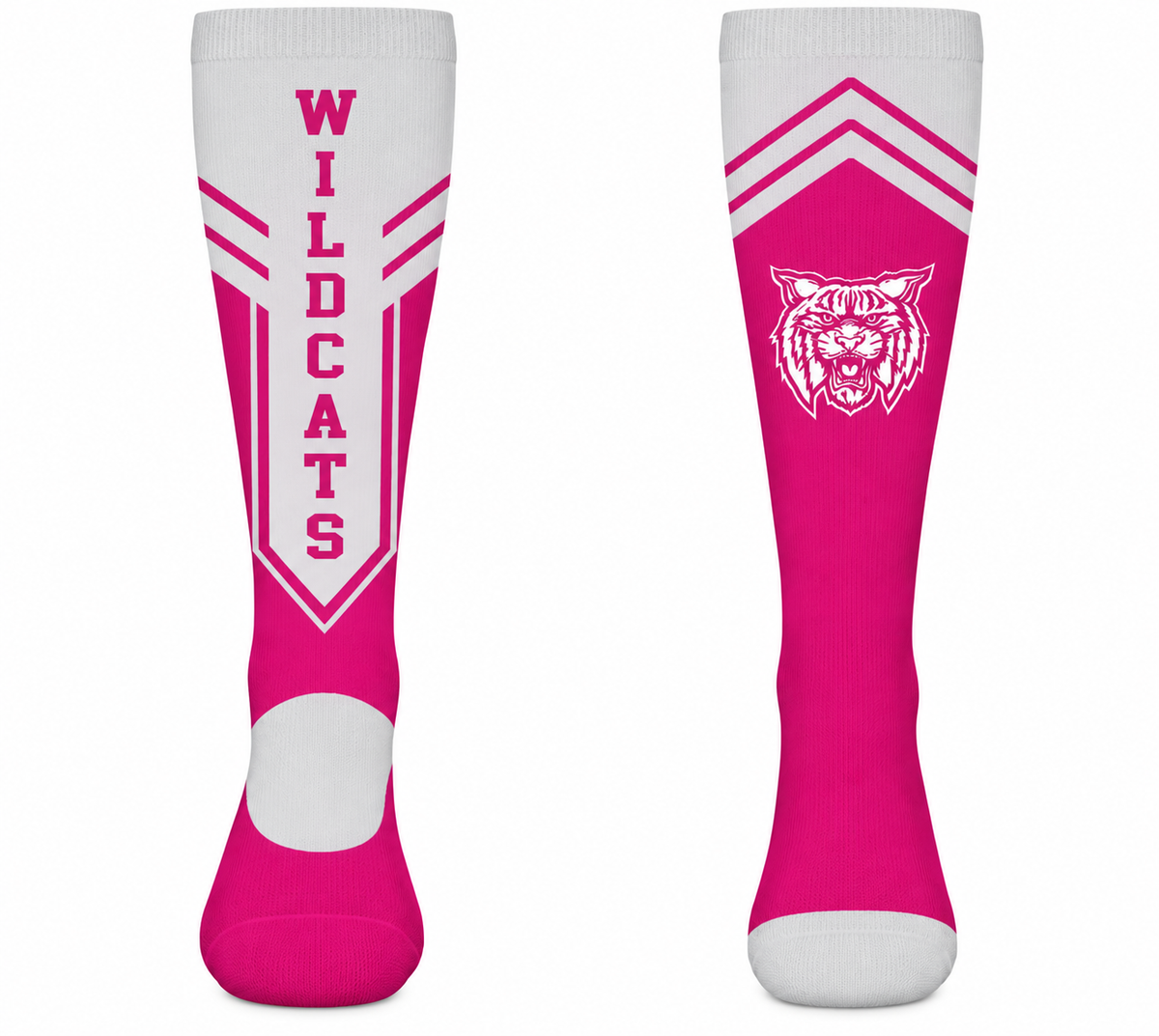 Pink Wildcats Socks