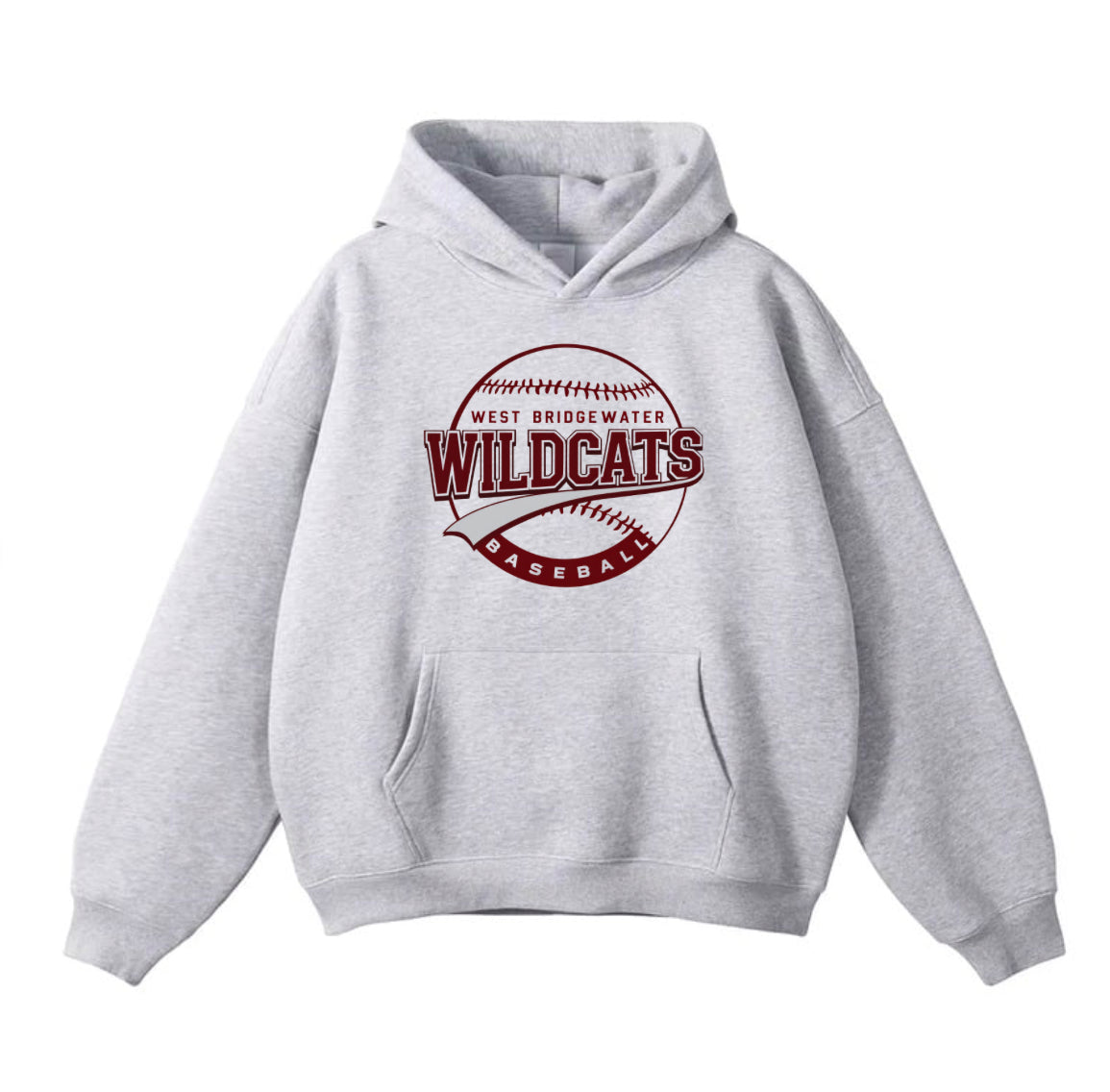 Preorder - WB Baseball Grey Hoodie
