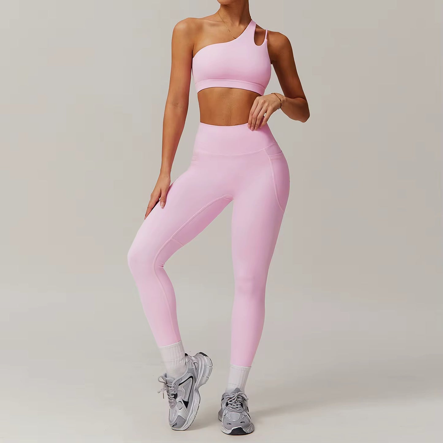Leggings + Shorts + Sports Bra