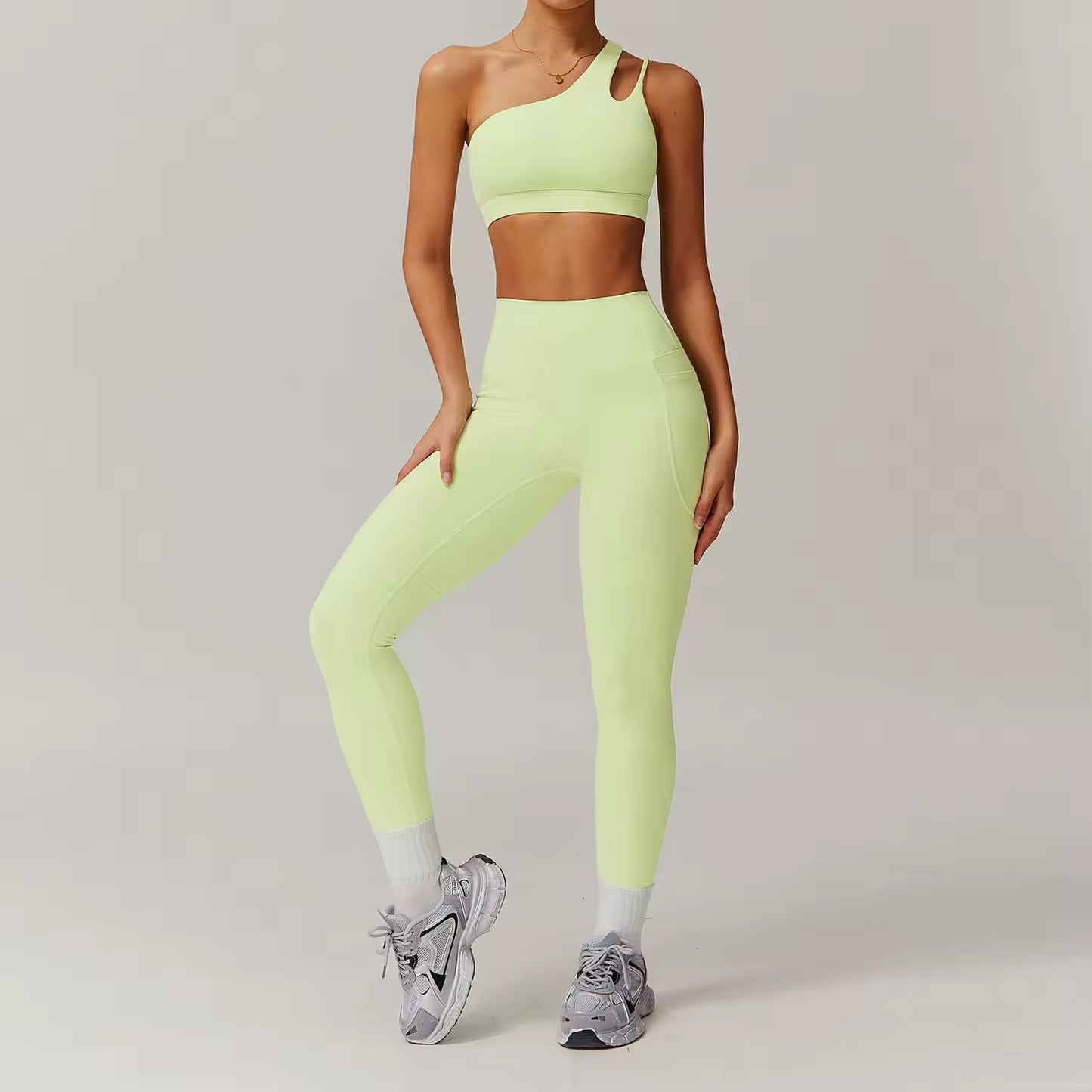 Leggings + Shorts + Sports Bra