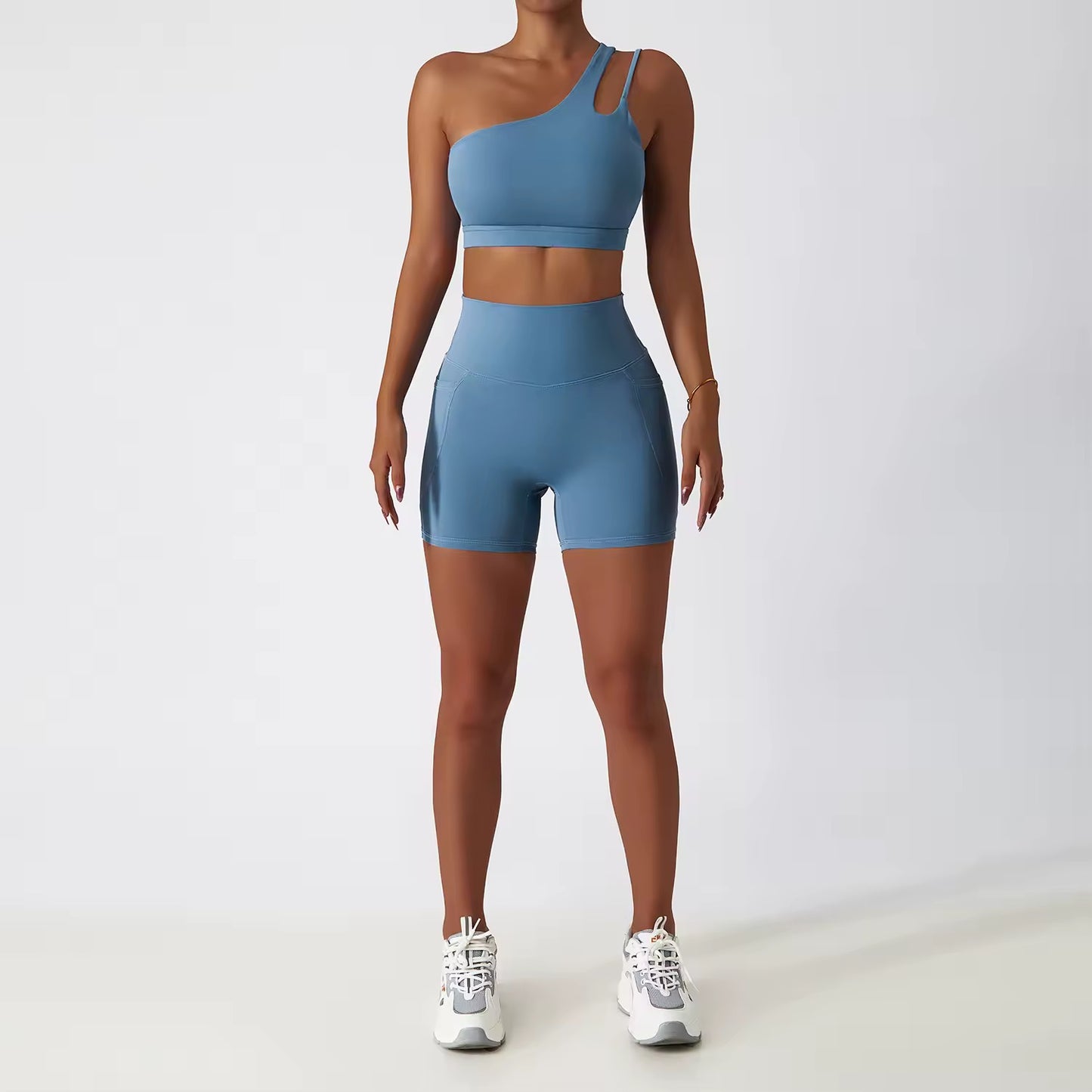 Leggings + Shorts + Sports Bra