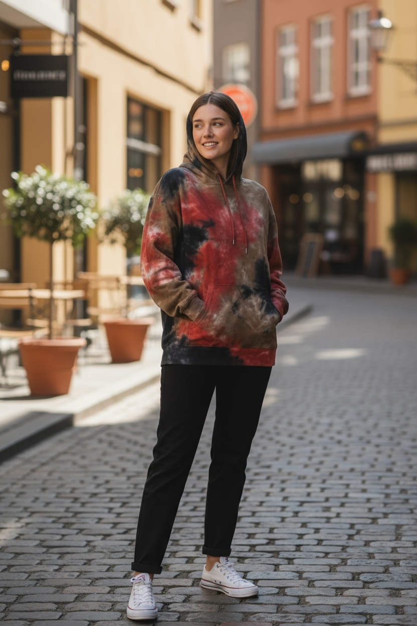 Wildcats Tie-Dye Sweatshirt
