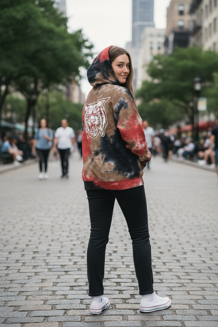 Wildcats Tie-Dye Sweatshirt