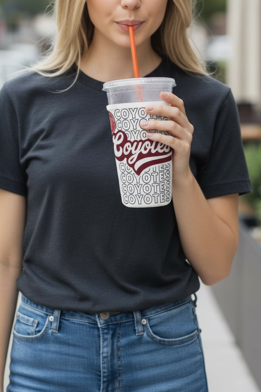 Carver Coyotes Cup Sleeve