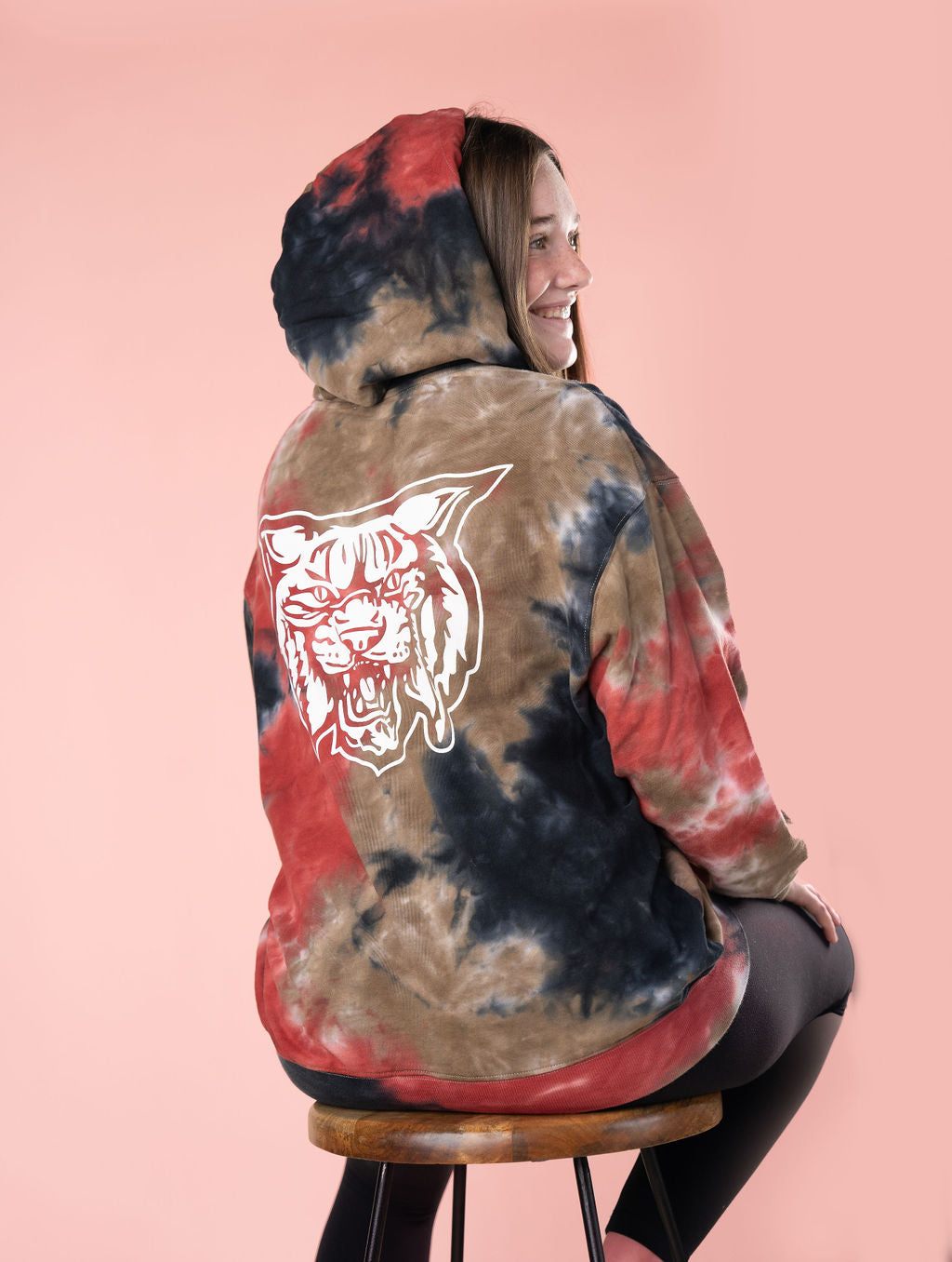 Wildcats Fall Tie-Dye Sweatshirt