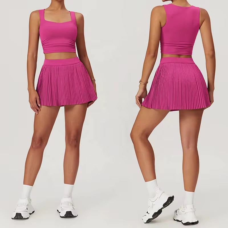 Tennis Skirt and Tanktop Set
