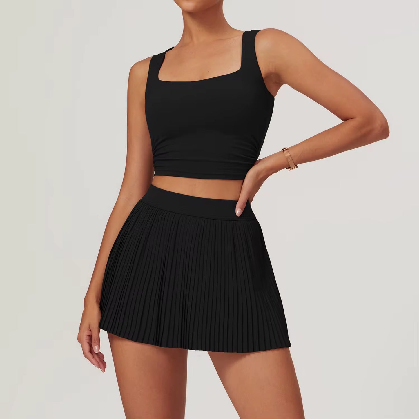Tennis Skirt and Tanktop Set