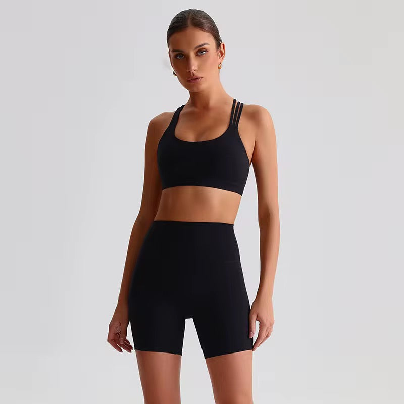 Women’s Sports Bra + Shorts Set
