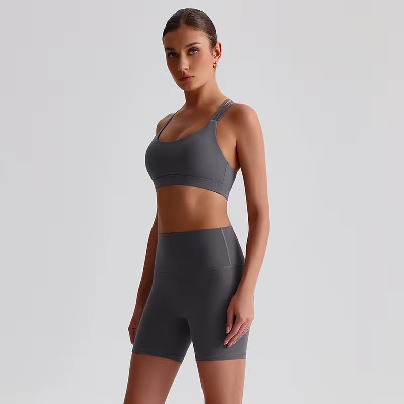 Women’s Sports Bra + Shorts Set