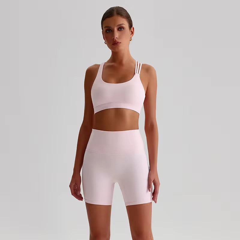Women’s Sports Bra + Shorts Set