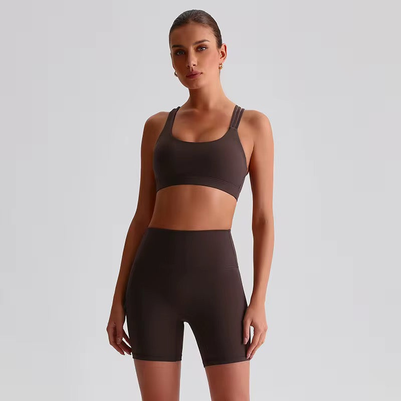 Women’s Sports Bra + Shorts Set