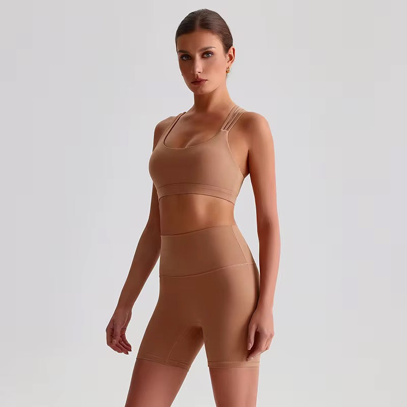 Women’s Sports Bra + Shorts Set