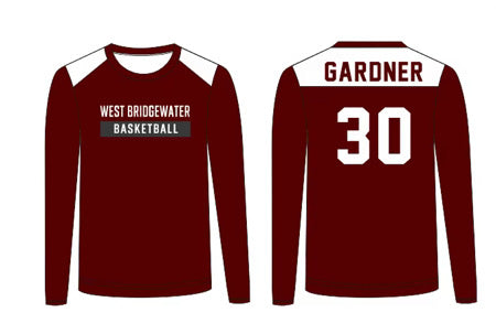 Custom West Bridgewater Basketball Warmup
