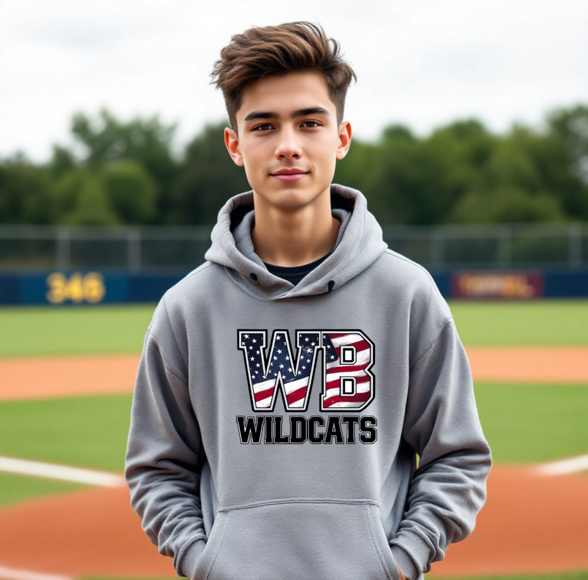 WB Wildcats - American Flag Logo