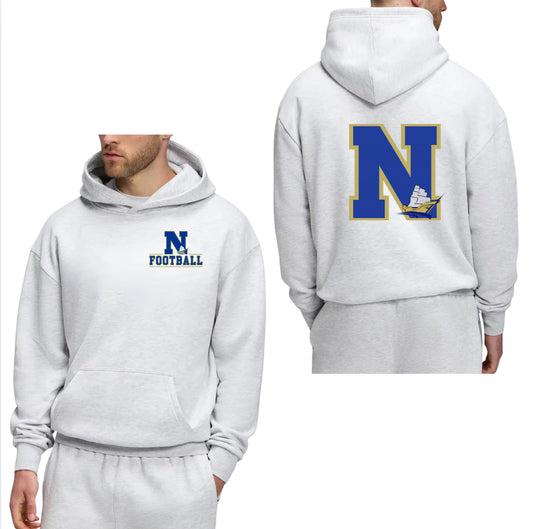 Norwell Football Gray Hoodie