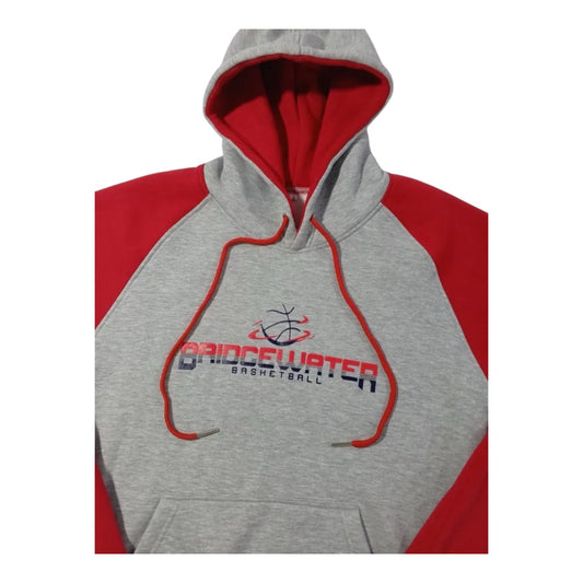 Hoodie with Red Sleeves