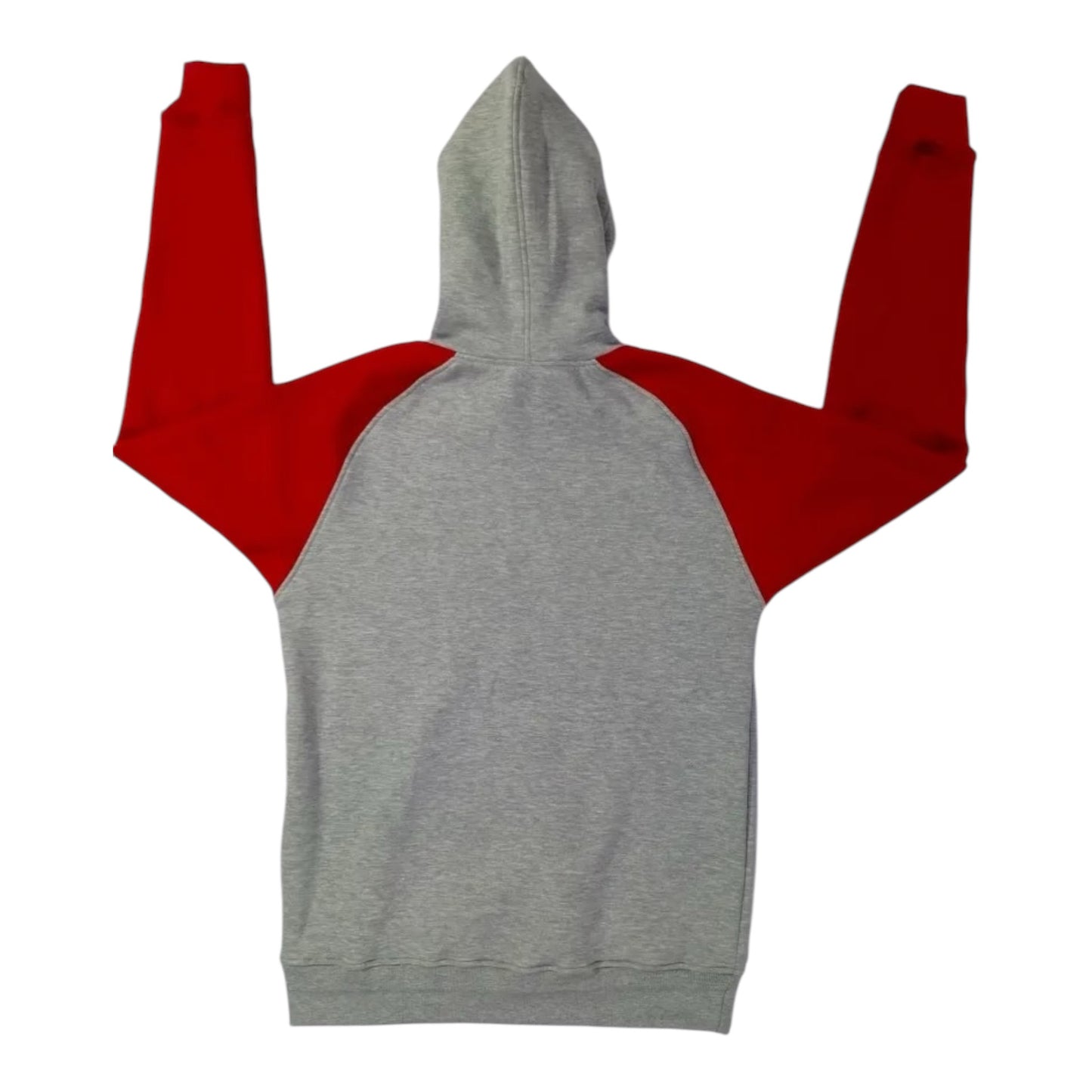 Hoodie with Red Sleeves