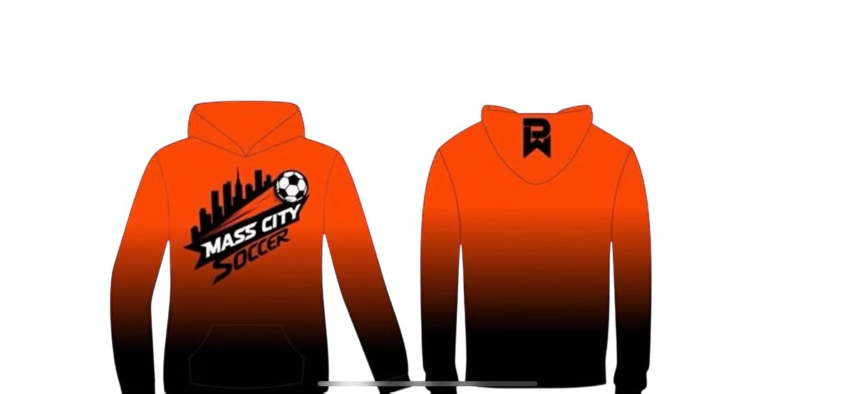 Mass City Youth Orange and Black Hoodie