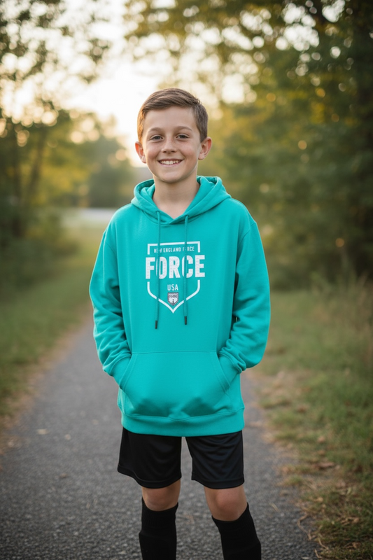 Preorder - New England Force Teal Hoodie