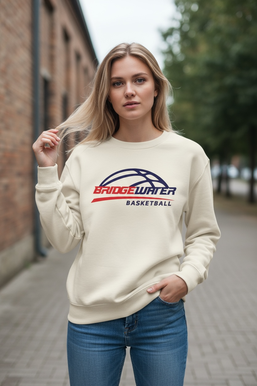 Bridgewater Basketball - Adult Crew Neck Sweatshirt
