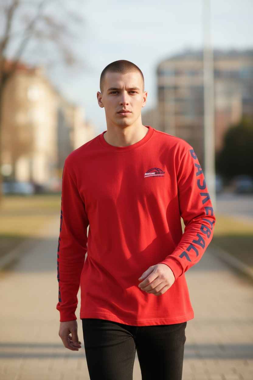 Bridgewater Basketball Adult Long Sleeve T-Shirt