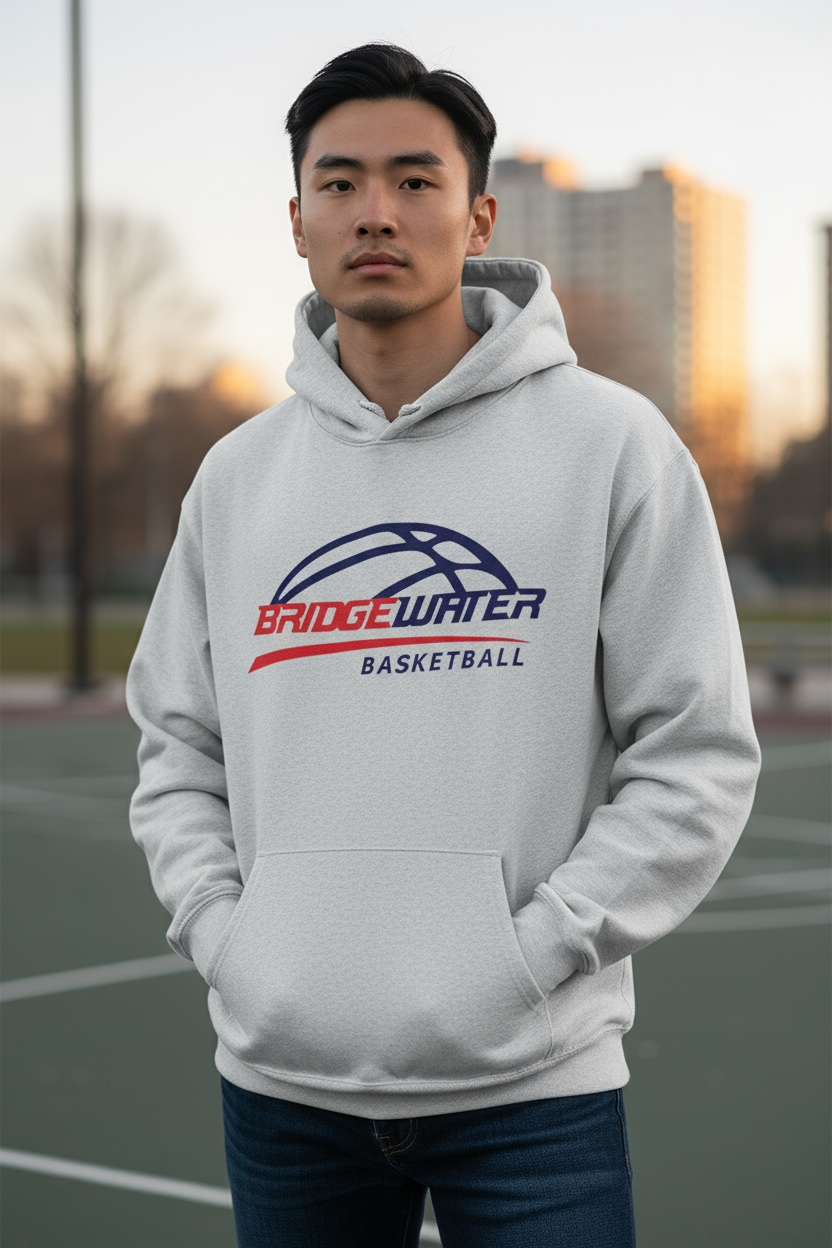 Preorder - Bridgewater Basketball Adult Gray Hoodie