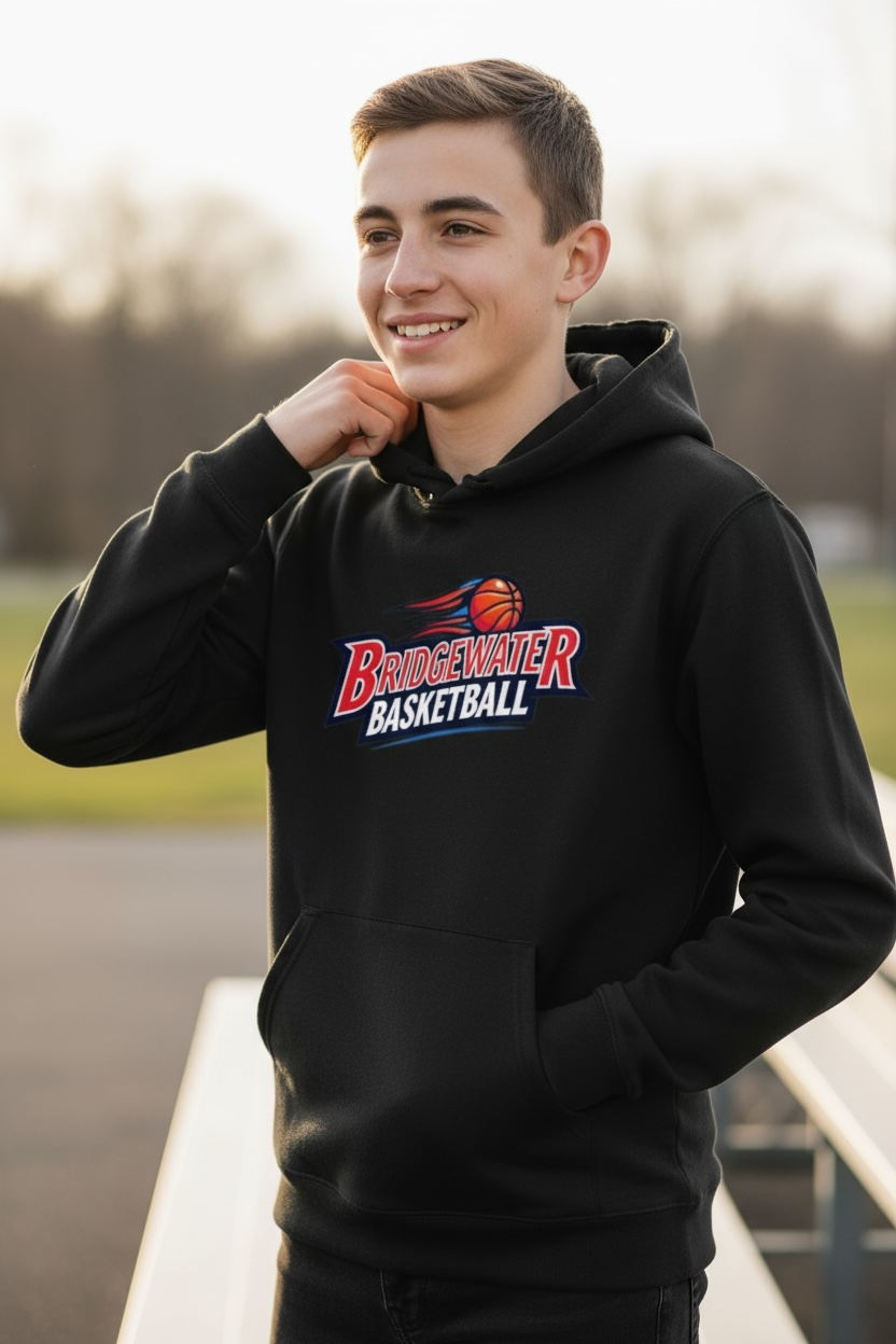 Bridgewater Basketball Adult Hoodie