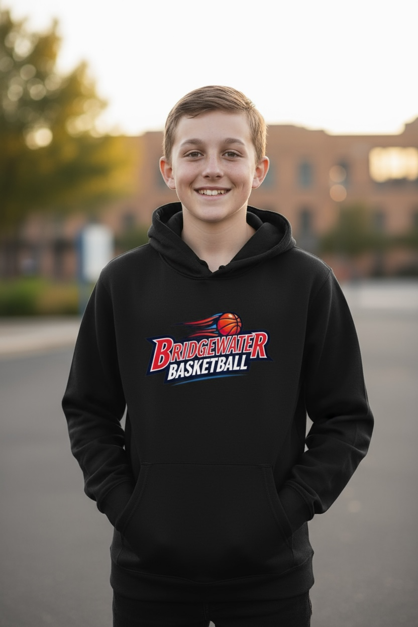 Bridgewater Basketball Adult Hoodie