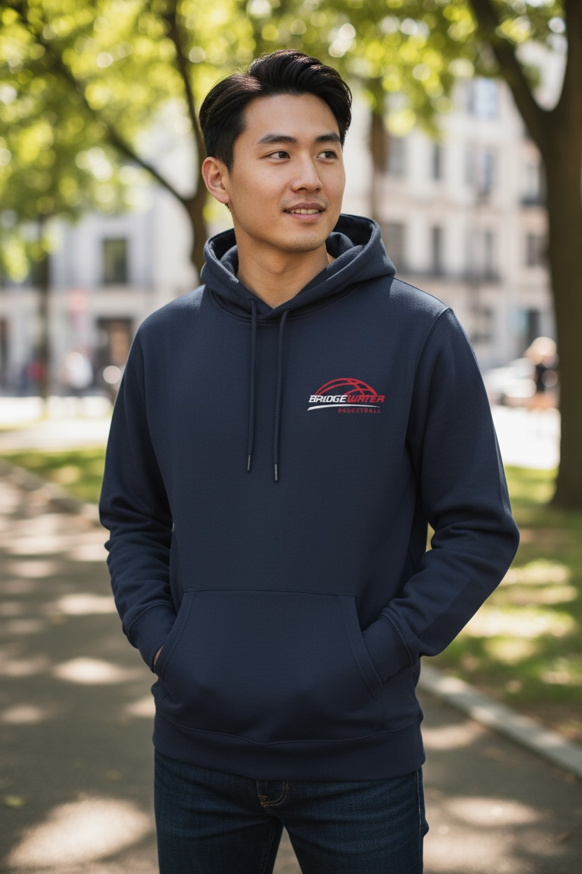 Bridgewater Basketball - Adult Embroidered Hoodie