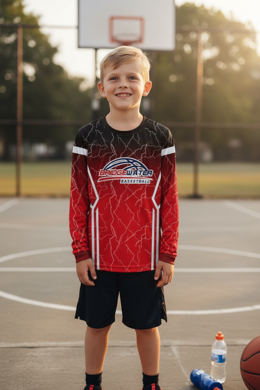 Bridgewater Basketball Youth Long Sleeve T-Shirt