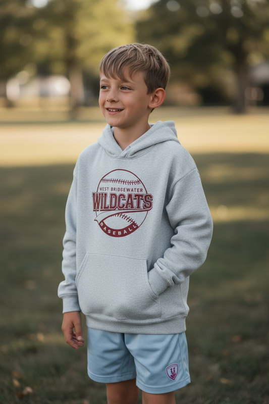 Preorder - WB Baseball Grey Hoodie