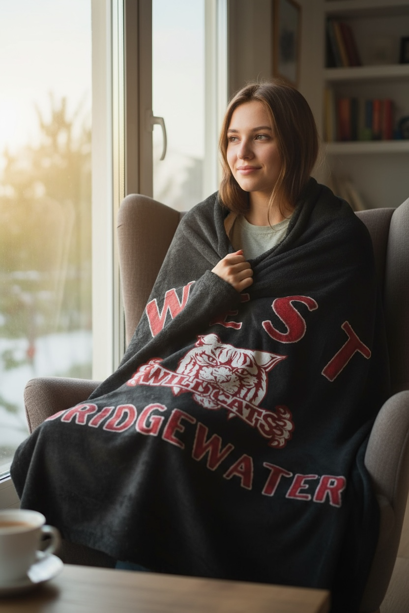 West Bridgewater Wildcats Blanket
