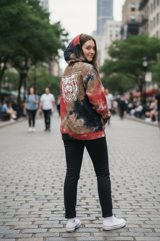 Wildcats Tie-Dye Sweatshirt