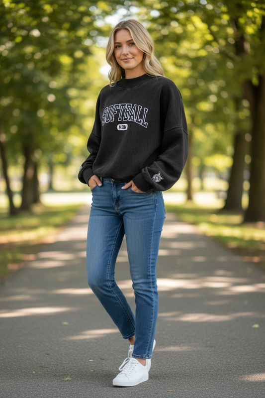 Preorder - WB Wildcats Softball Mom Crew Neck