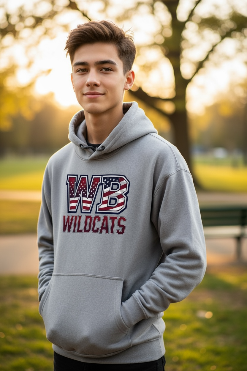WB Wildcats - American Flag Logo