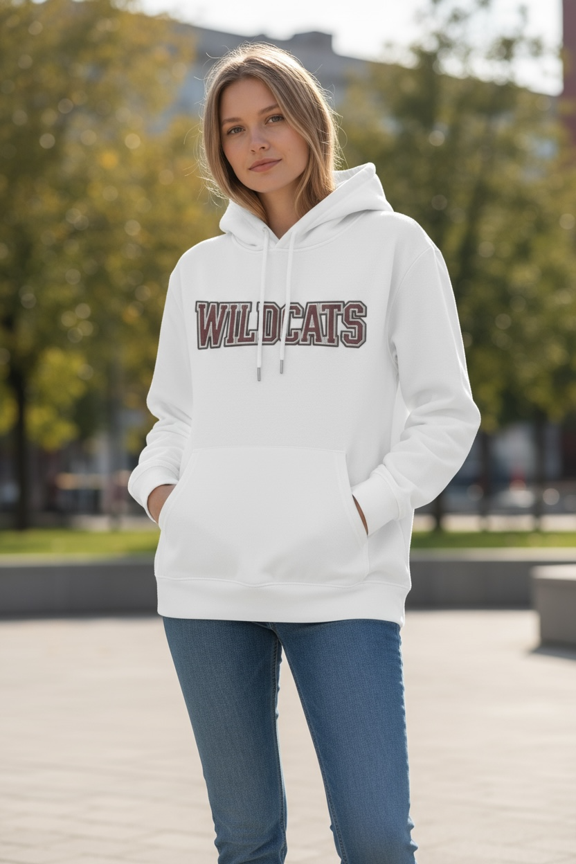 Preorder - Wildcats Embroidered Shimmer Logo