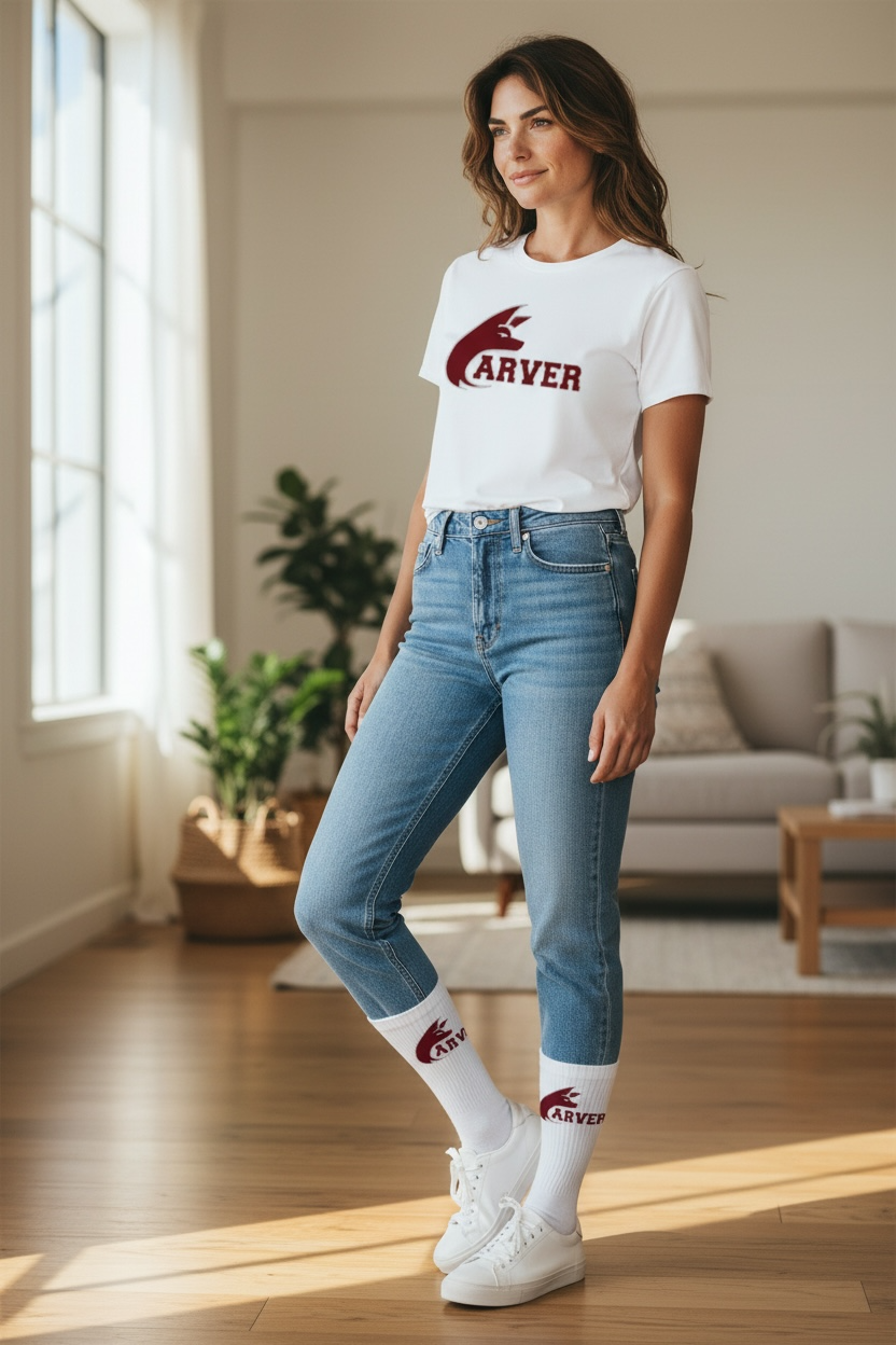 Carver Coyotes White T-Shirt