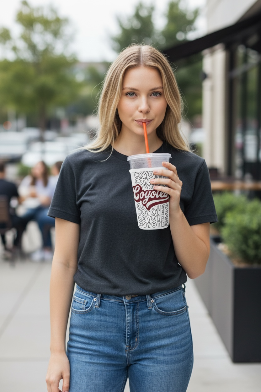 Carver Coyotes Cup Sleeve